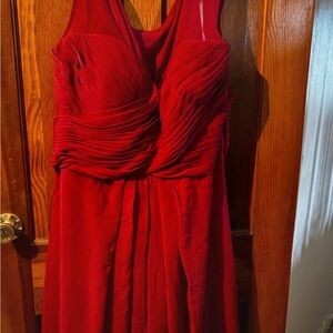 Elegant Red Evening Dress